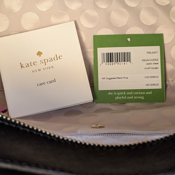 Kate Spade Hayden - Black and Pink Women's Bag - Picture 4 of 4